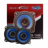Seavey SA-1400 Audio System 2 Way Speaker Pair 120 Watt