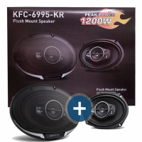 KFC-6995-KR Flush Mount Speaker Peak Power 1200 Watt 2 Pcs