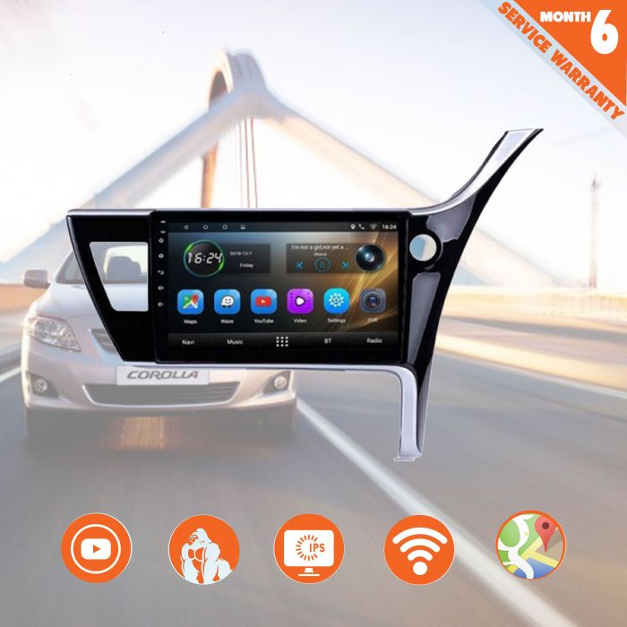 TOYOTA COROLLA IPS DISPLAY ANDROID PANEL MODEL 2017-21 (6 MONTH WARRANTY)