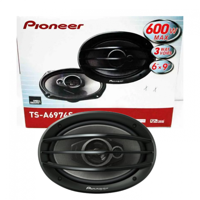 Pioneer TS A6974S 3 Way Speakers 6