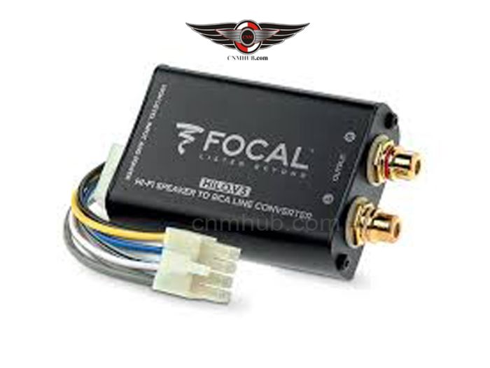 Focal Converter Converts Amplified Stereo Signal to Two RCA Outputs Low Level for Amplifier 1 x Piece