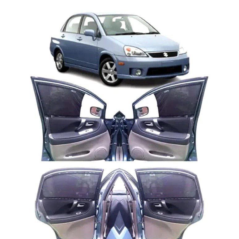 Suzuki Liana 2007–2009 Custom Fit Car Curtains | Premium Sunshade Set